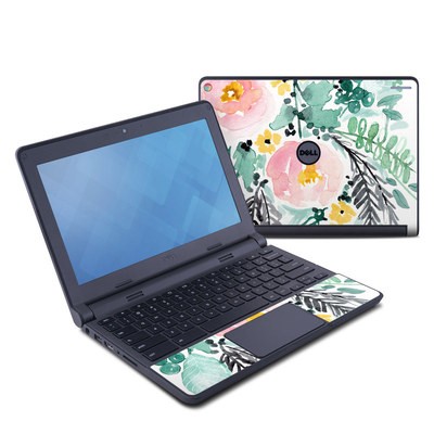 Dell Chromebook 11 Skin - Blushed Flowers