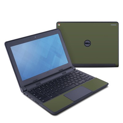 Dell Chromebook 11 Skin - Solid State Olive Drab