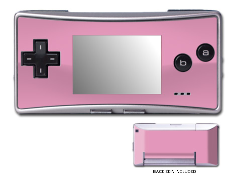 GameBoy Micro Skin - Solid State Pink