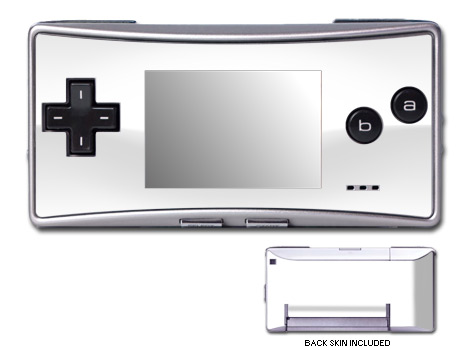 GameBoy Micro Skin - Solid State White