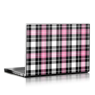 Laptop Skin - Pink Plaid