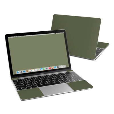MacBook 12in Skin - Solid State Olive Drab