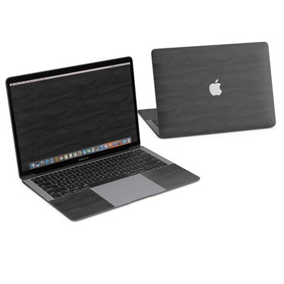 MacBook Air 13in (2018) Skin - Black Woodgrain