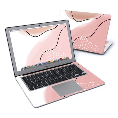 MacBook Air 13in Skin - Abstract Pink and Brown
