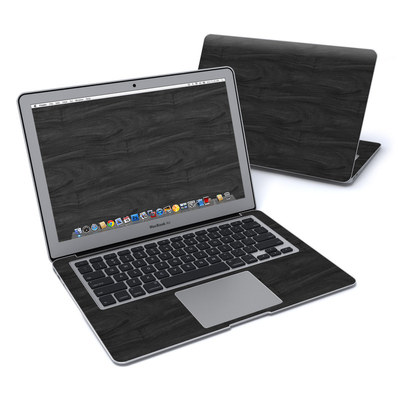 MacBook Air 13in Skin - Black Woodgrain
