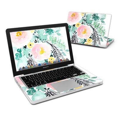 MacBook Pro 13in Skin - Blushed Flowers