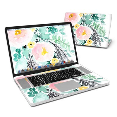 MacBook Pro 17in Skin - Blushed Flowers