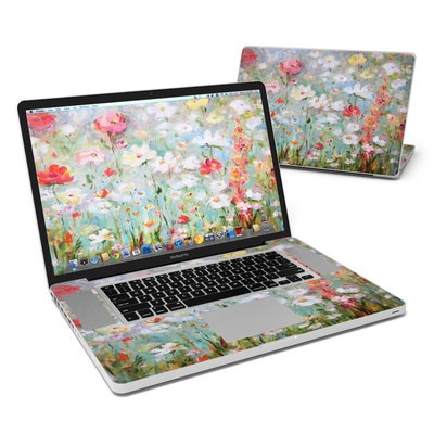 MacBook Pro 17in Skin - Flower Blooms