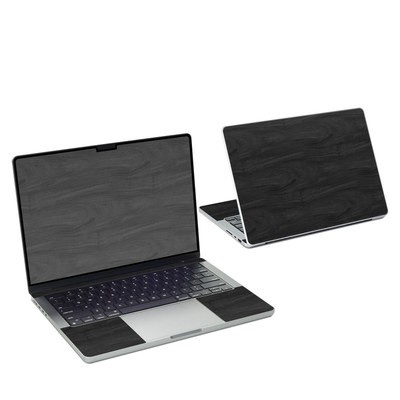 MacBook Pro 14 Skin - Black Woodgrain