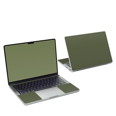 MacBook Pro 14 Skin - Solid State Olive Drab
