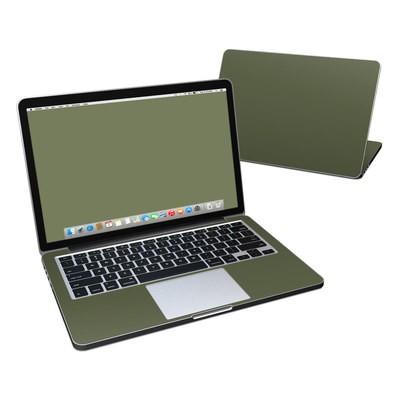 MacBook Pro Retina 13in Skin - Solid State Olive Drab