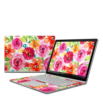 Microsoft Surface Book Skin - Floral Pop