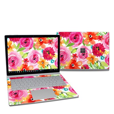 Microsoft Surface Book 2 13.5in (i5) Skin - Floral Pop