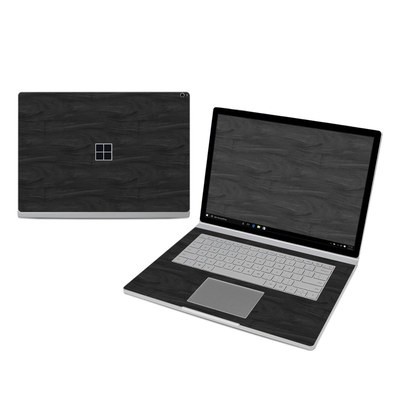 Microsoft Surface Book 3 15in (i7) Skin - Black Woodgrain