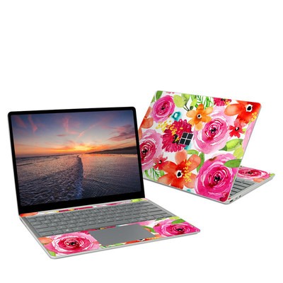 Microsoft Surface Laptop Go Skin - Floral Pop