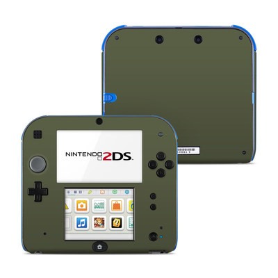 Nintendo 2DS Skin - Solid State Olive Drab