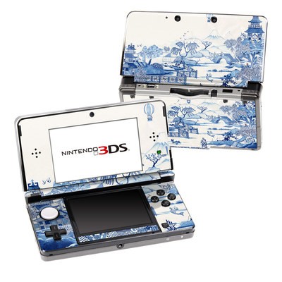 Nintendo 3DS Skin - Blue Willow