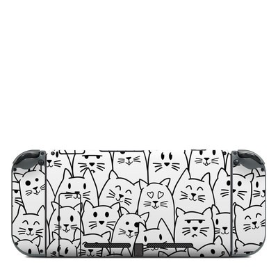 Nintendo Switch (Console Back) Skin - Moody Cats