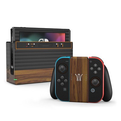 Nintendo Switch Skin - Wooden Gaming System