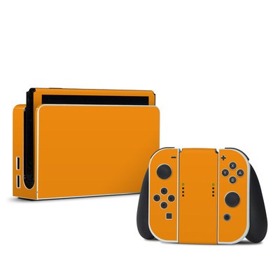 Nintendo Switch OLED Skin - Solid State Orange