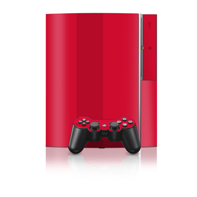 PS3 Skin - Solid State Red