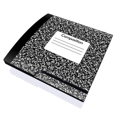PS3 Slim Skin - Composition Notebook