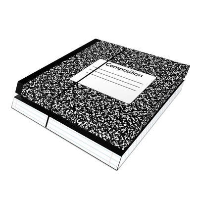 Sony PS4 Skin - Composition Notebook