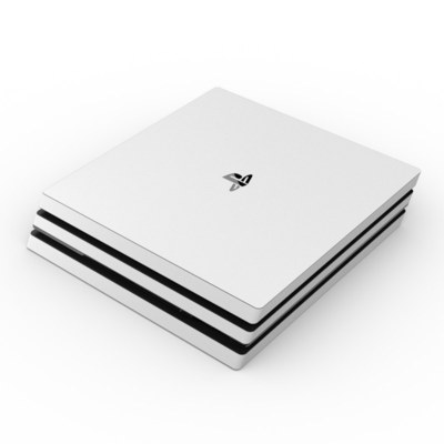 Sony PS4 Pro Skin - Solid State White