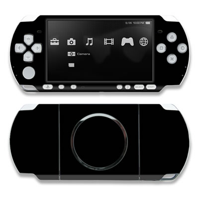 PSP 3000 Skin - Solid State Black