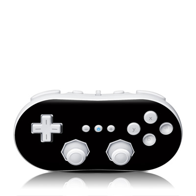 Wii Classic Controller Skin - Solid State Black