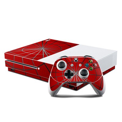 Microsoft Xbox One S Console and Controller Kit Skin - Webslinger